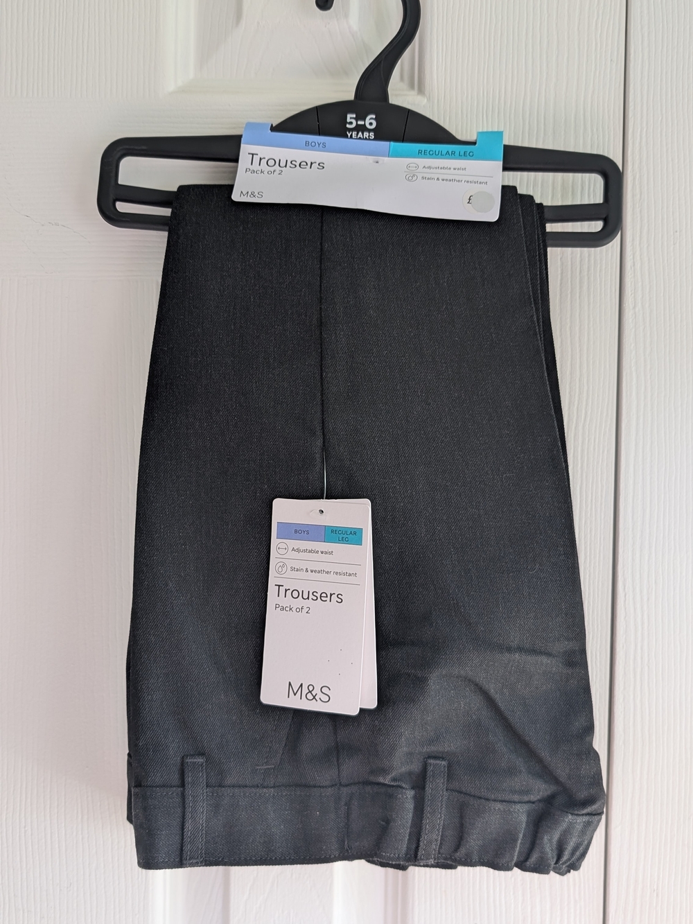 Marks & Spencer Boys Black Formal Trousers Pack